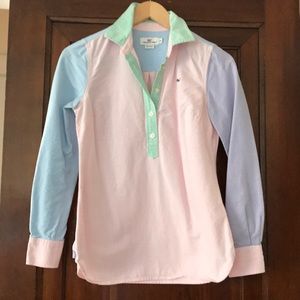 Vineyard Vines pastel multi-color popover